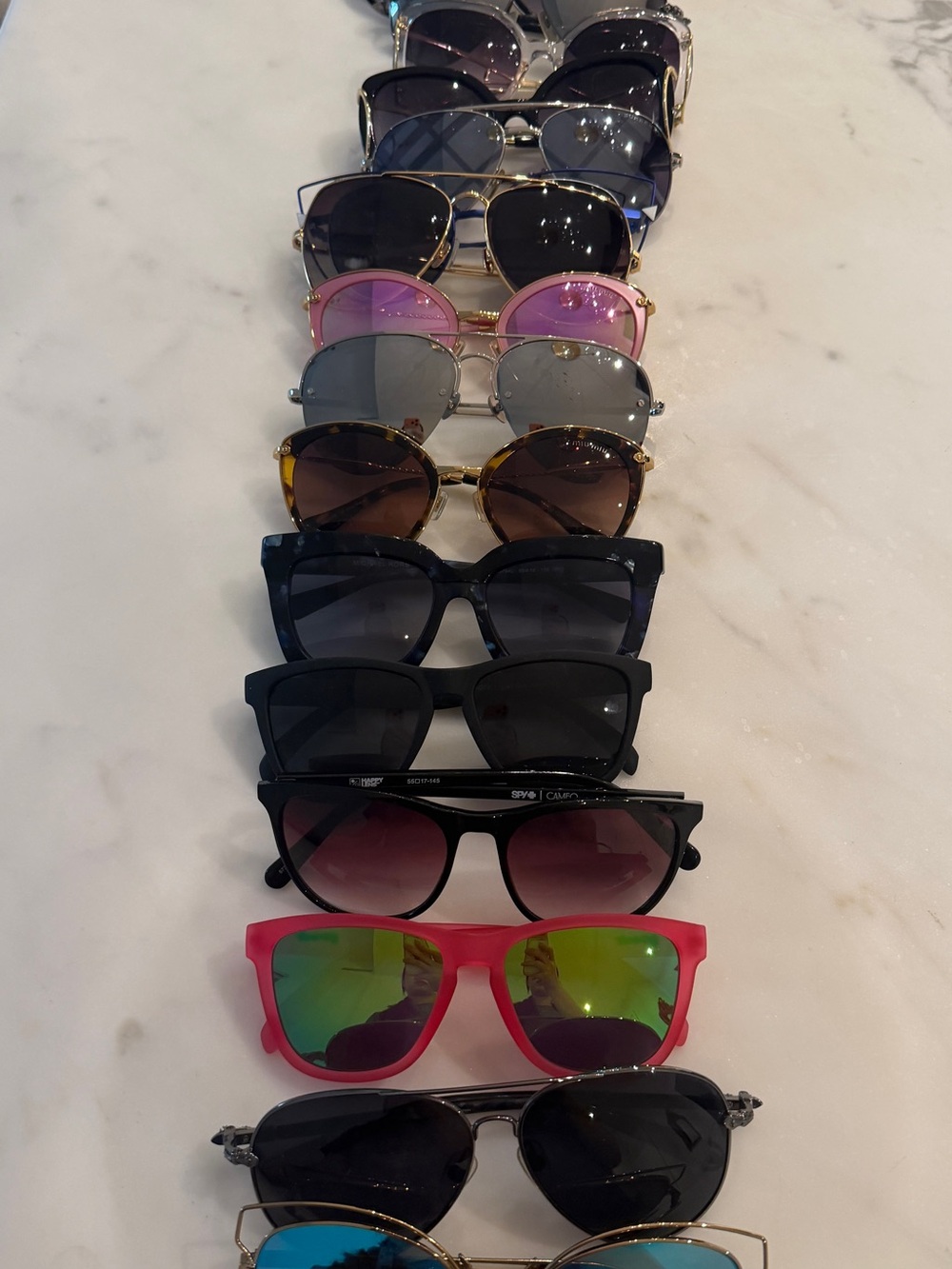 Mix styles of sunglasses all of them